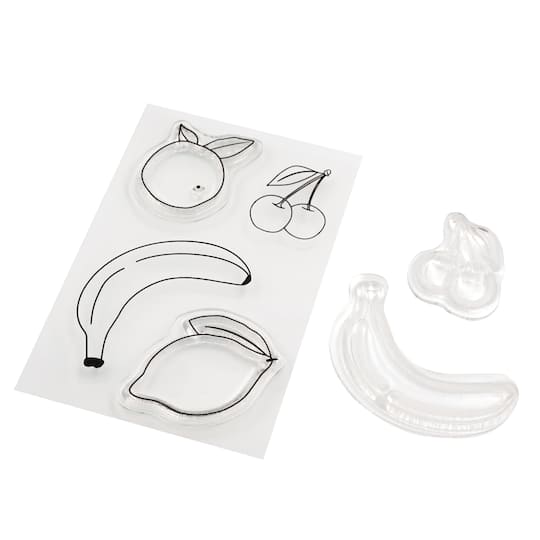 Mini Fruit Clear Stamp Set by Recollections™